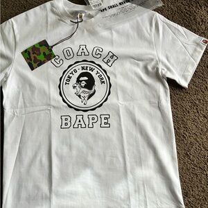 Bape White Short Sleeve Tee